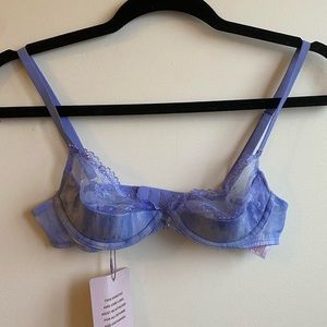 Savage X Fenty watercolor, tie-dye, half cup bra